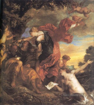  bär - Rinaldo und Armida Barock Hofmaler Anthony van Dyck
